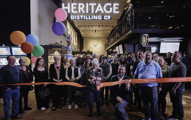 Heritage Distilling opens tasting room in tribally-owned casino