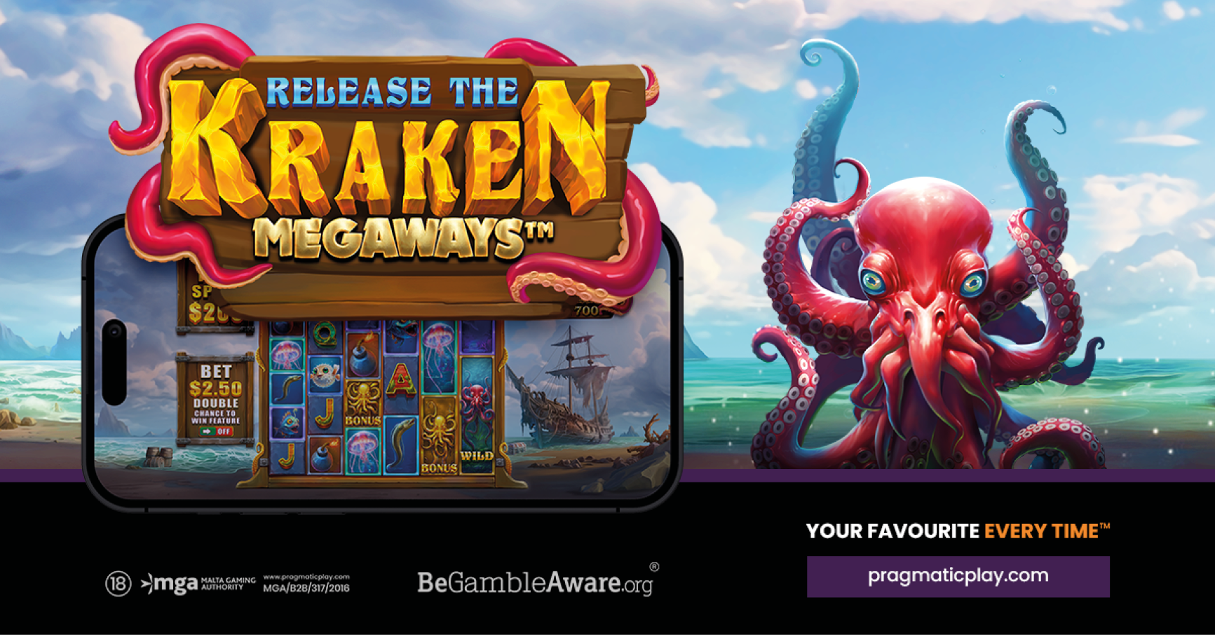 Pragmatic Play unleashes wild respins in Release the Kraken Megaways – Casino & games